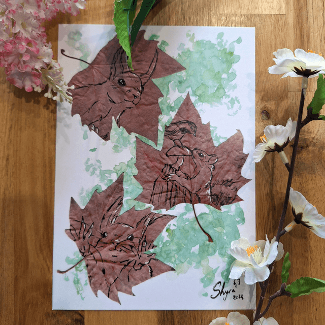 Ecureuils farceurs - Print A5